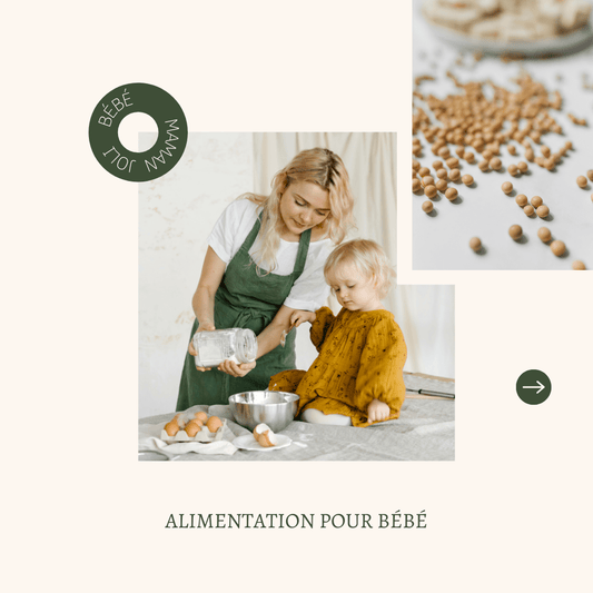 Alimentation pour bébé - Joli bébé maman