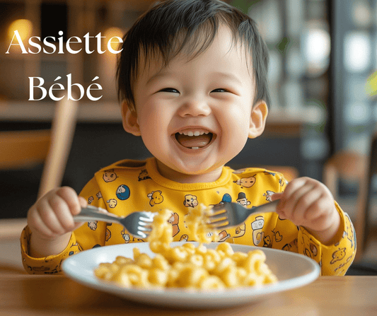 Assiette Bebe - Joli bébé maman