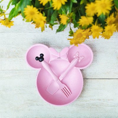 Assiette bebe - Rose - Joli bébé maman