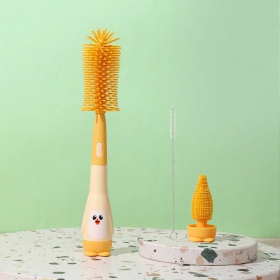 Brosse pour Biberon Jaune - Joli bébé maman