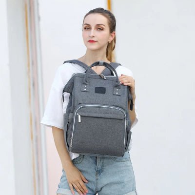 Sac A Langer - Gris foncé - Joli bébé maman