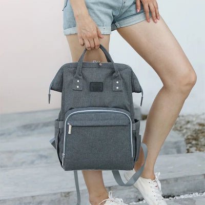 Sac A Langer - Gris foncé - Joli bébé maman