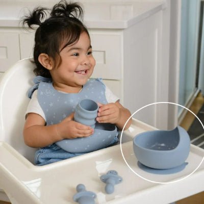 Assiette Bébé - Bleue - Joli bébé maman