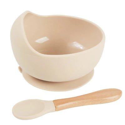 Assiette Bebe - Ensemble beige - Joli bébé maman