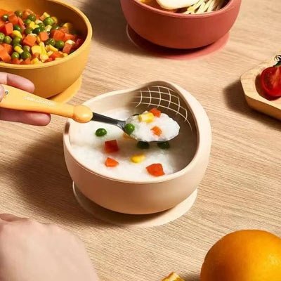 Assiette Bebe - Ensemble beige - Joli bébé maman