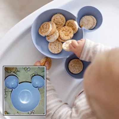 Assiette bebe - Ensemble Bleu - Joli bébé maman