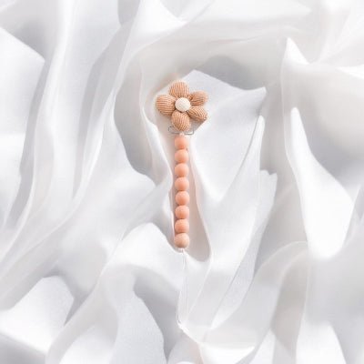 Attache Tétine - Beige Sable - Joli bébé maman
