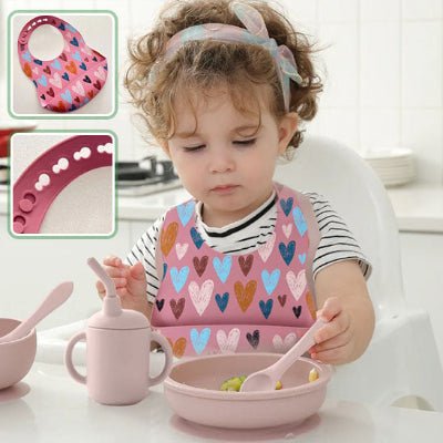 Bavoir Bébé en Cœur - Joli bébé maman