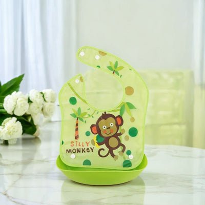 Bavoir Bébé - Singe Vert - Joli bébé maman