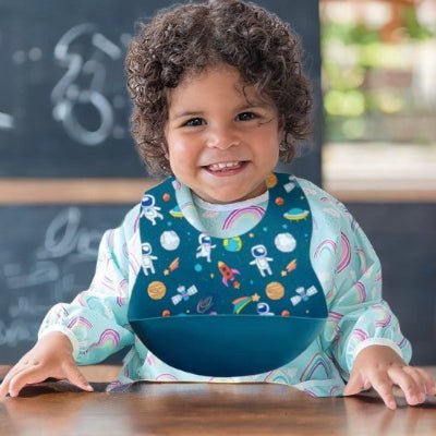 Bavoir en Silicone - Spatial - Joli bébé maman