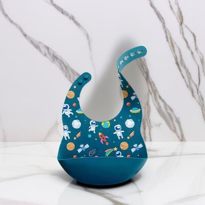 Bavoir en Silicone - Spatial - Joli bébé maman