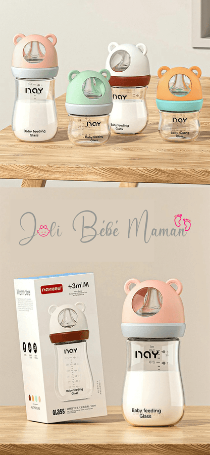 Biberon Bi Santos Sans PBA - Brun - Joli bébé maman