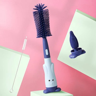 Brosse pour Biberon - Bleu - Joli bébé maman