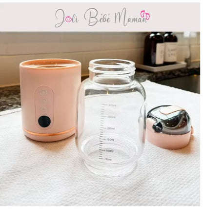 Chauffe Biberon Portable Sans Fil - Rose - Joli bébé maman