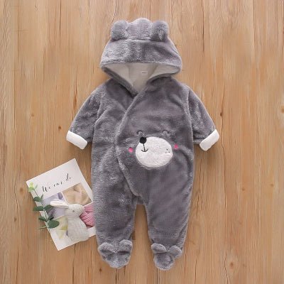 Combinaison bébé | Douce Peluche Hivernale - Joli bébé maman