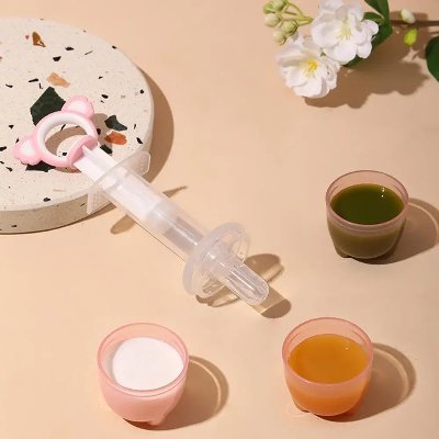 Compte Gouttes - BabyMedicineFeeder™ - Rose - Joli bébé maman