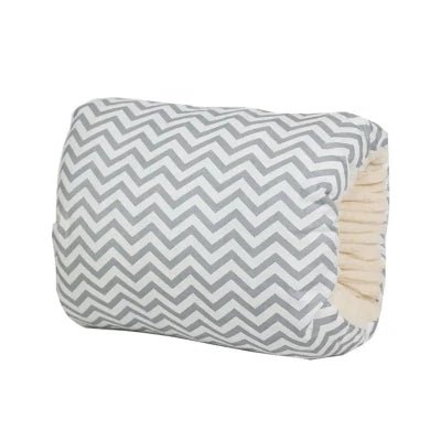 Coussin d'Allaitement Doux pour Bébé à Chevron - Joli bébé maman