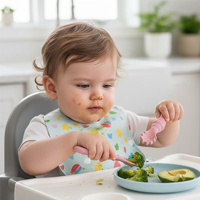 Cuillere bebe | Silicone Sensorielle - Joli bébé maman