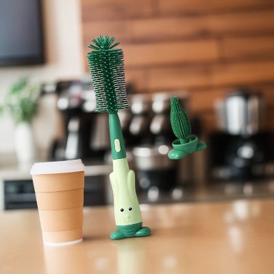 Ensemble de Brosse Biberon Vert - Joli bébé maman