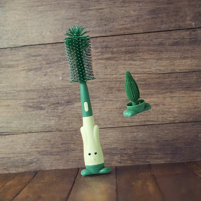 Ensemble de Brosse Biberon Vert - Joli bébé maman