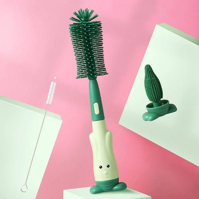 Ensemble de Brosse Biberon Vert - Joli bébé maman