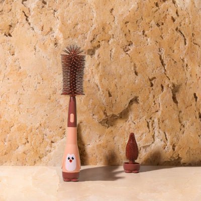Ensemble de Brosse pour Biberon - Brun - Joli bébé maman