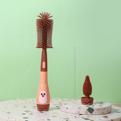 Ensemble de Brosse pour Biberon - Brun - Joli bébé maman