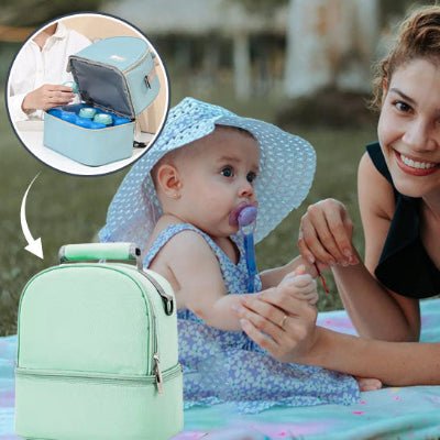 Sac à Biberon - Vert Clair - Joli bébé maman