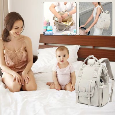 Sac à langer - Beige - Joli bébé maman