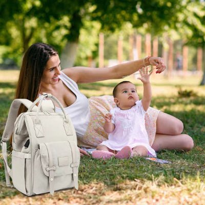 Sac à langer - Beige - Joli bébé maman