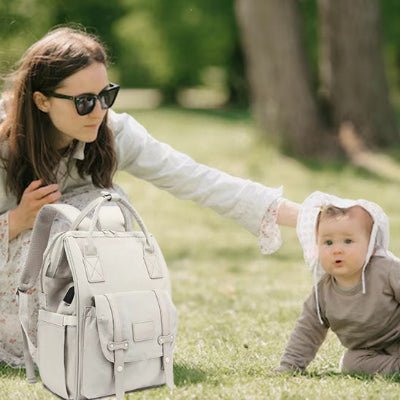 Sac à langer - Beige - Joli bébé maman