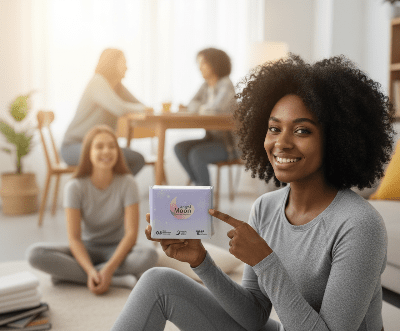 Serviette Hygiénique Nuit | Angel Moon - Joli bébé maman