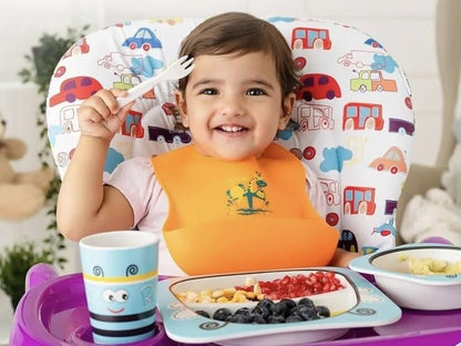 Vaisselle Bebe - BambooKid™ - Abeille - Joli bébé maman