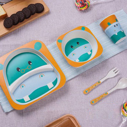 Vaisselle Bebe - BambooKid™ - Hipopotam - Joli bébé maman