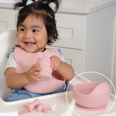 Vaisselle Bebe - Rose - Joli bébé maman