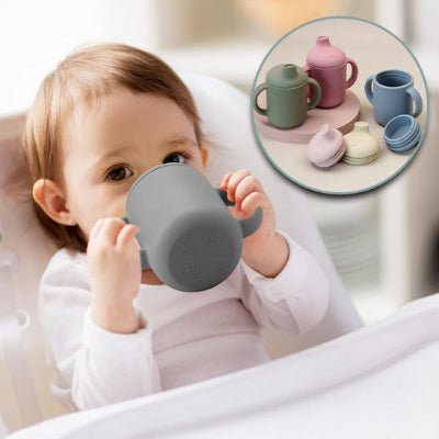 Verre Bebe - Bleu - Joli bébé maman